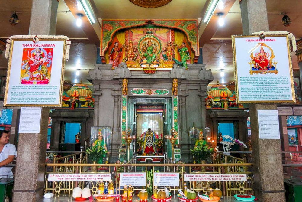 Tamil mother goddess Mariamman brings abundant harvests, good health, and happiness to people
